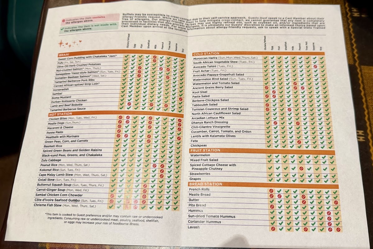 Boma - Flavors of Africa Menu - Image 1